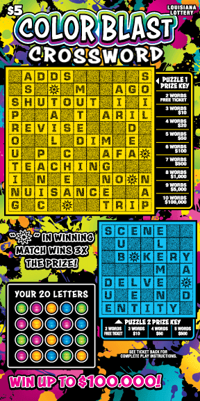 Color Blast Crossword