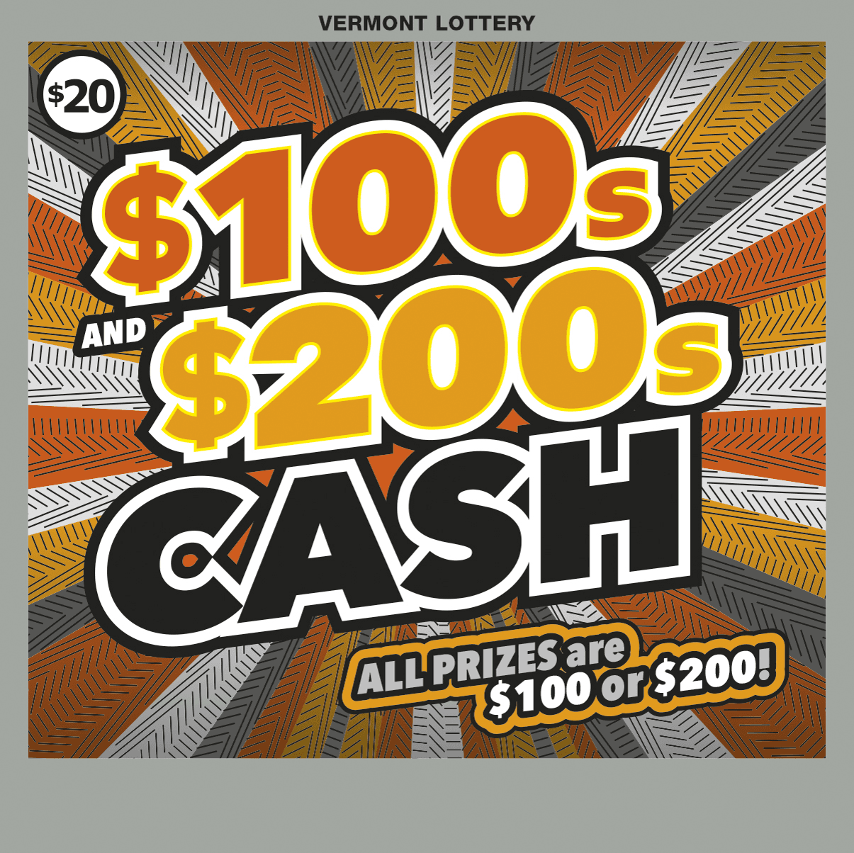 $100s and $200s Cash