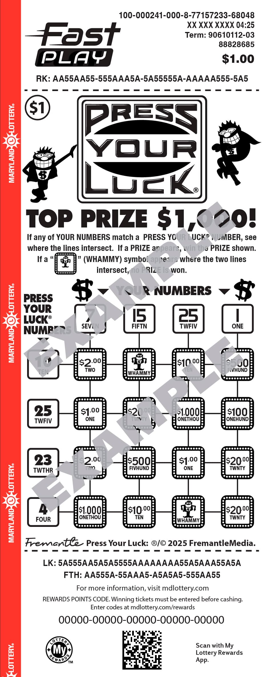 PRESS YOUR LUCK®