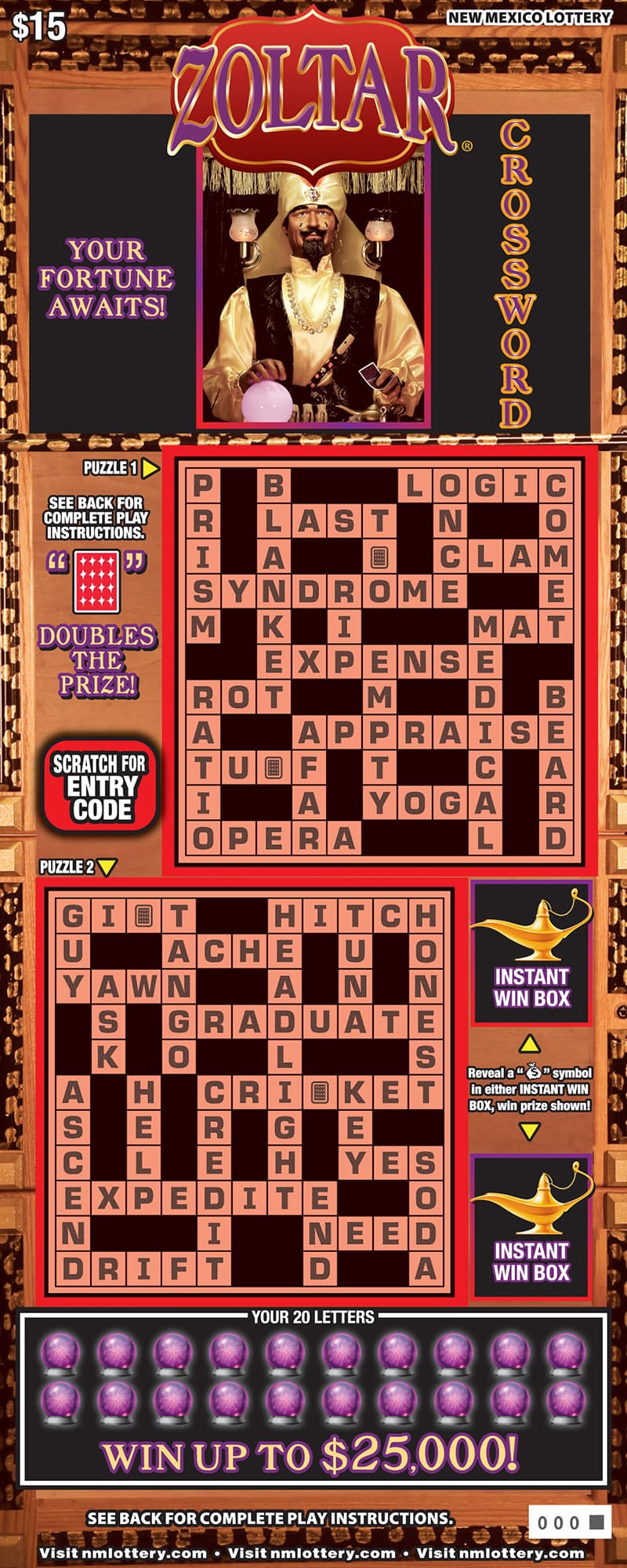 Zoltar® Crossword