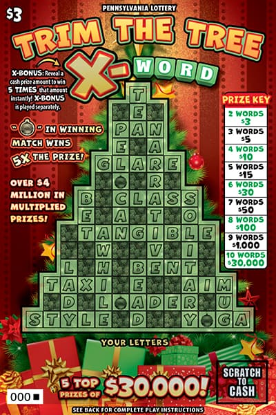 Trim the Tree X-word