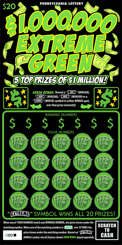 $1,000,000 Extreme Green