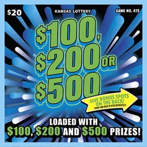 $$100, $200 Or $500