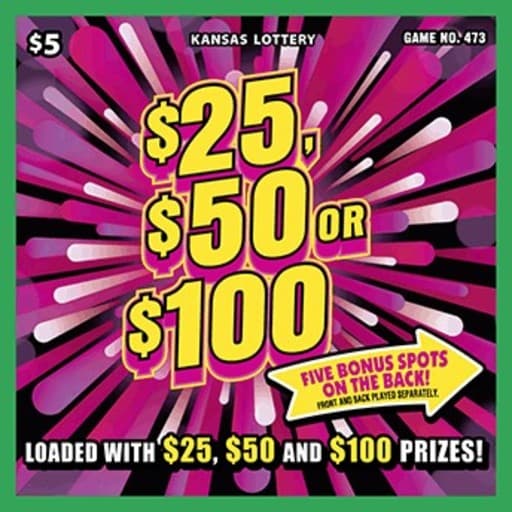$$25, $50 Or $100