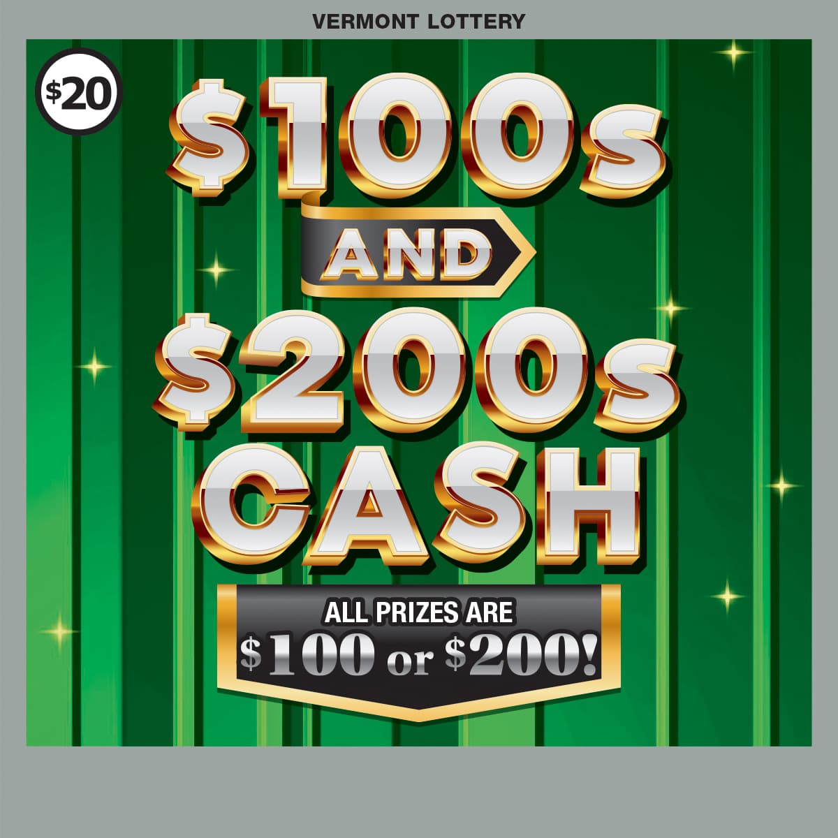 $100s and $200s Cash